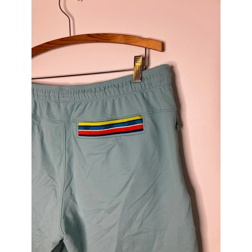Rhône retro session pull on shorts teal men's size XL casual trendy beach summer